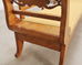 Monumental Swedish Biedermeier Style Burl Hall Bench 11.5 Ft
