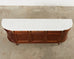 Grand Louis XVI Style Marble Top Mahogany Sideboard Buffet