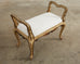 19th Country French Provincial Painted Bench or Footstool