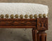 Dutch Louis XVI Style Diminutive Footstool with Boucle