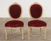 Set of Four Louis XVI Style Painted Dining Chairs