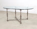 Formations Iron and Glass Baroque-Style Dining Center Table