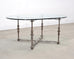 Formations Iron and Glass Baroque-Style Dining Center Table