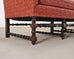 English William and Mary Baroque Style Camel Hump Back Settee