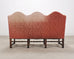 English William and Mary Baroque Style Camel Hump Back Settee