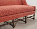 English William and Mary Baroque Style Camel Hump Back Settee