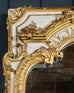 Monumental French Louis XVI Style Giltwood Floor Mirror