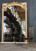 Monumental French Louis XVI Style Giltwood Floor Mirror
