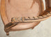French Louis XVI Style Carved Walnut Cane Fauteuil Armchair