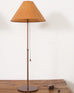 Pair of Patinated Bronzed Iron Height Adjustable Table Lamps