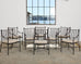 Set of Eight Michael Taylor Montecito Garden Dining Armchairs