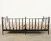 Michael Taylor Style Montecito Aluminum Garden Sofa Settee