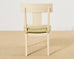 Michael Taylor Designs White Klismos Lacquered Dining Chair