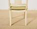 Michael Taylor Designs White Klismos Lacquered Dining Chair