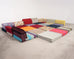 Mah Jong 27 Piece Kenzo Missoni Sofa by Hans Hopfer for Roche Bobois