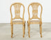 Set of Four Louis XVI Style Dining Chairs Maitland-Smith