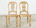Set of Four Louis XVI Style Dining Chairs Maitland-Smith