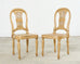 Set of Four Louis XVI Style Dining Chairs Maitland-Smith