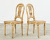 Set of Four Louis XVI Style Dining Chairs Maitland-Smith