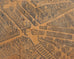 Framed Bird's Eye Map of Paris After Michel-Étienne Turgot 8 Ft