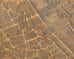 Framed Bird's Eye Map of Paris After Michel-Étienne Turgot 8 Ft
