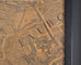 Framed Bird's Eye Map of Paris After Michel-Étienne Turgot 8 Ft
