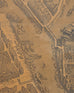 Framed Bird's Eye Map of Paris After Michel-Étienne Turgot 8 Ft