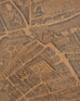 Framed Bird's Eye Map of Paris After Michel-Étienne Turgot 8 Ft