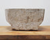 Large 19th Century European Carved Carrara Marble Mortar Basin