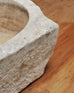 Large 19th Century European Carved Carrara Marble Mortar Basin