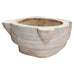 Large 19th Century European Carved Carrara Marble Mortar Basin