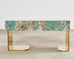 Thierry Lemaire Amazonite Gemstone Monolith Cocktail Table