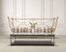 Camerich Element Marble and Steel Coffee Cocktail Table 4 Ft