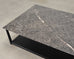Camerich Element Marble and Steel Coffee Cocktail Table 4 Ft
