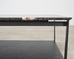 Camerich Element Marble and Steel Coffee Cocktail Table 4 Ft