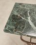 French Belle Époque Steel Marble Bronze Pâtisserie Table Console