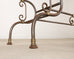 French Belle Époque Steel Marble Bronze Pâtisserie Table Console