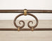 French Belle Époque Steel Marble Bronze Pâtisserie Table Console