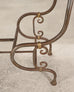 French Belle Époque Steel Marble Bronze Pâtisserie Table Console