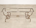French Belle Époque Steel Marble Bronze Pâtisserie Table Console