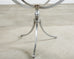 Pair of Neoclassical Style Steel Granite Top Bistro Tables