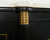 Grand Louis XVI Style Marble Top Ebonized Sideboard Buffet