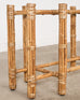 McGuire Organic Modern Blonde Bamboo Rectangular Dining Table