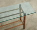McGuire Organic Modern Bamboo Glass Console Sofa Table