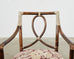 Set of Six McGuire Rattan Loop Back Dining Armchairs