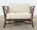 McGuire Organic Modern Rattan Target Design Lounge Chair