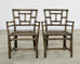 Pair of McGuire Organic Modern Rattan Library Armchairs