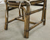 Pair of McGuire Organic Modern Rattan Library Armchairs