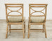 Set of Six McGuire Organic Modern Rattan Dining Chairs