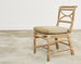 Set of Six McGuire Organic Modern Rattan Dining Chairs